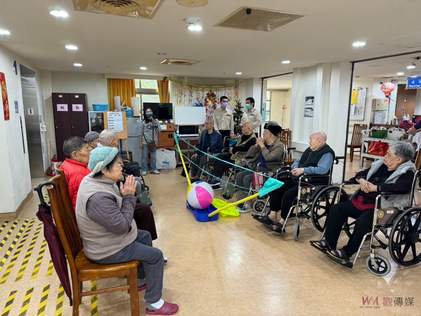 彰化榮家養護堂舉辦紅白跨年PK大賽　促進長者健康同樂 - https://www.watchmedia01.com
