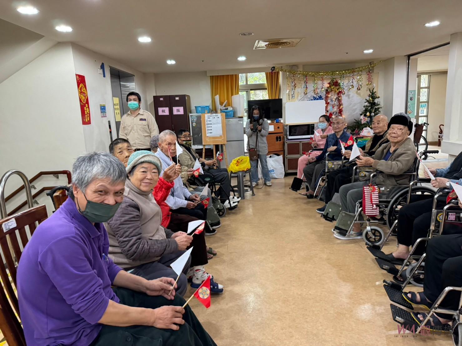 彰化榮家養護堂舉辦紅白跨年PK大賽　促進長者健康同樂 - https://www.watchmedia01.com