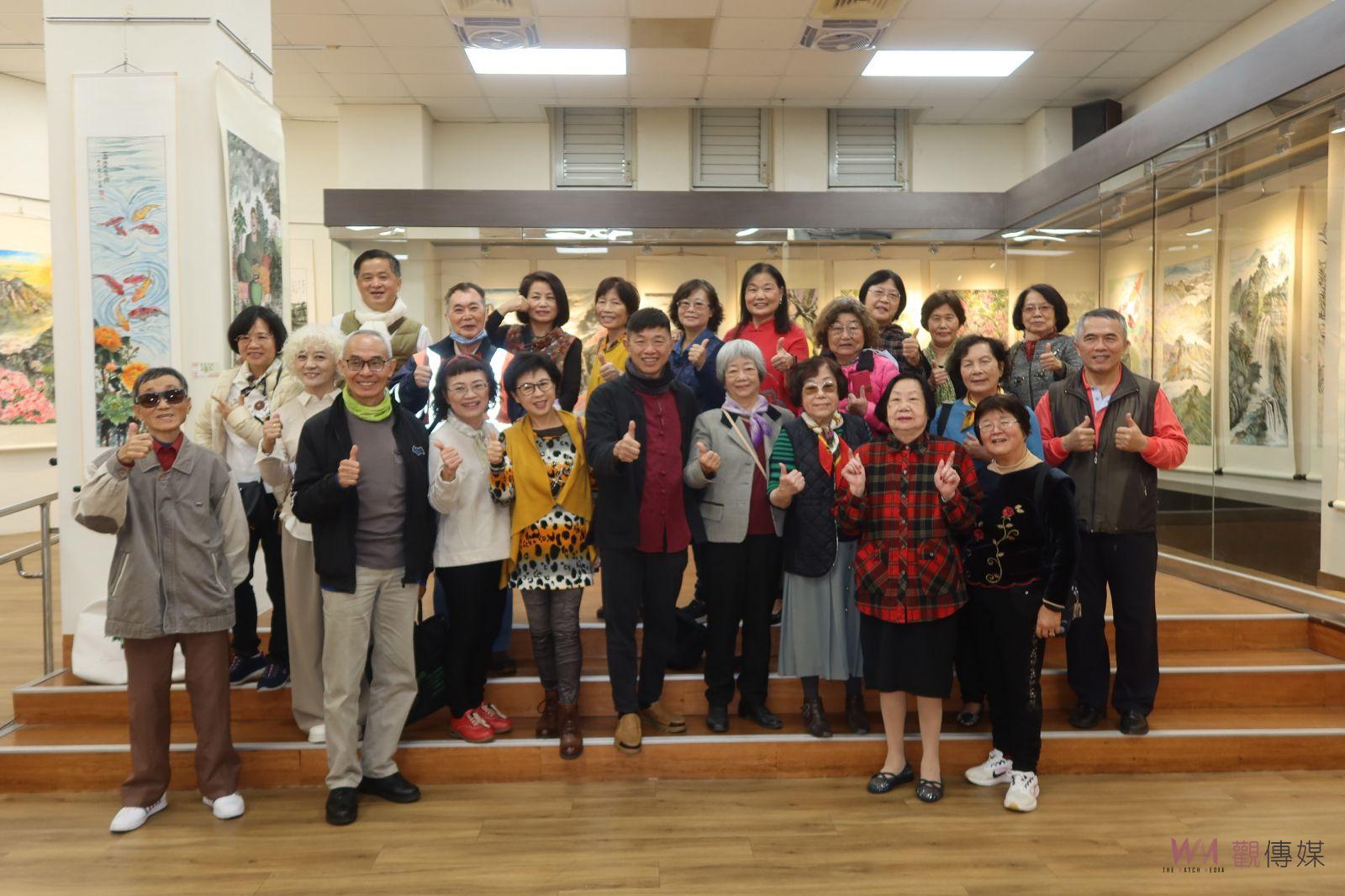 （有影片）／彩繪人生！彩墨雅韻~江慶章老師師生聯展　長青族展現自我 - https://www.watchmedia01.com