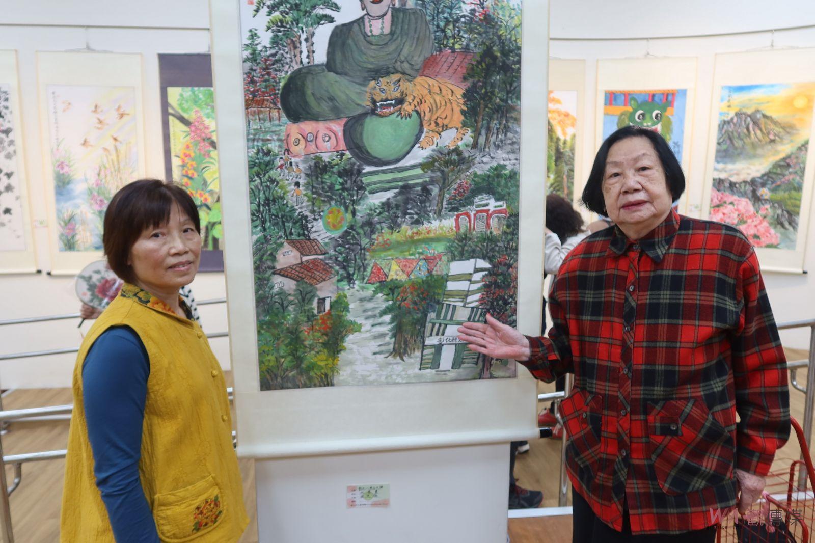 （有影片）／彩繪人生！彩墨雅韻~江慶章老師師生聯展　長青族展現自我 - https://www.watchmedia01.com