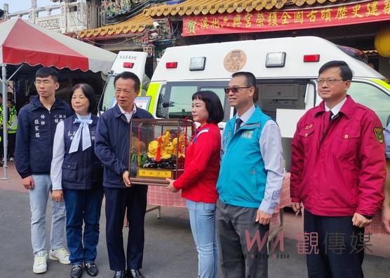 溪北六興宮號召捐贈救護車輛器材 新港在地消防效能再升級 - https://www.watchmedia01.com