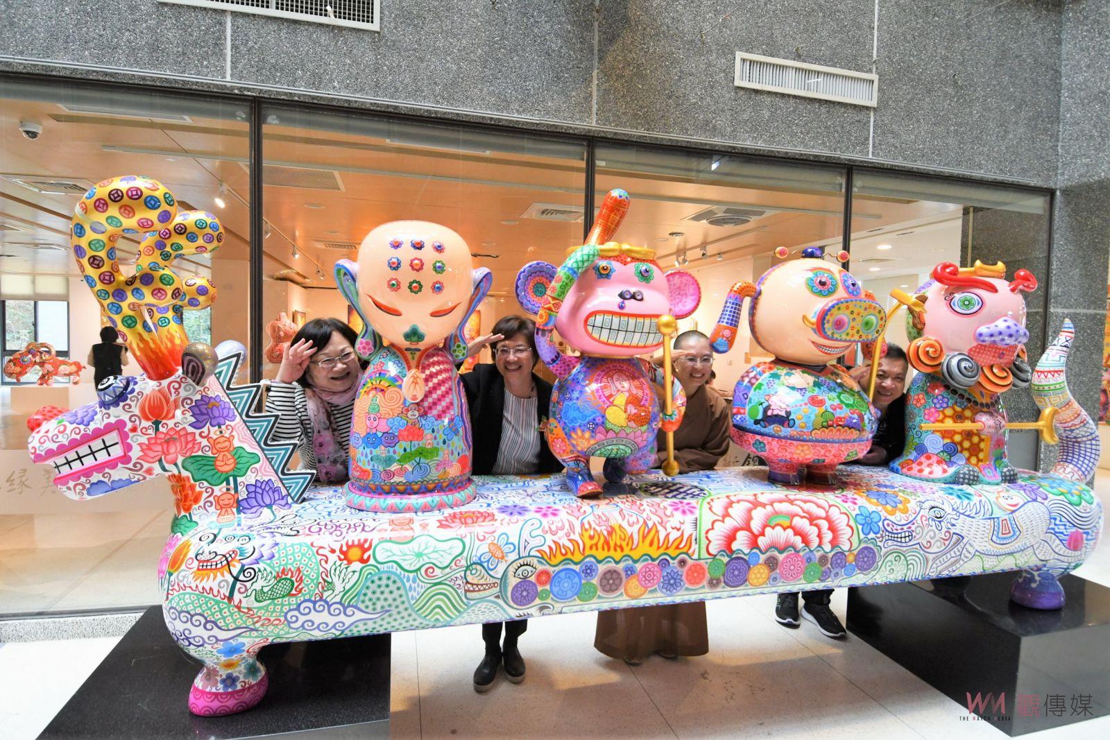 （有影片）／佛光山福山寺緣美術館「迎春納福」藝術聯展　獨特風格融合 - https://www.watchmedia01.com