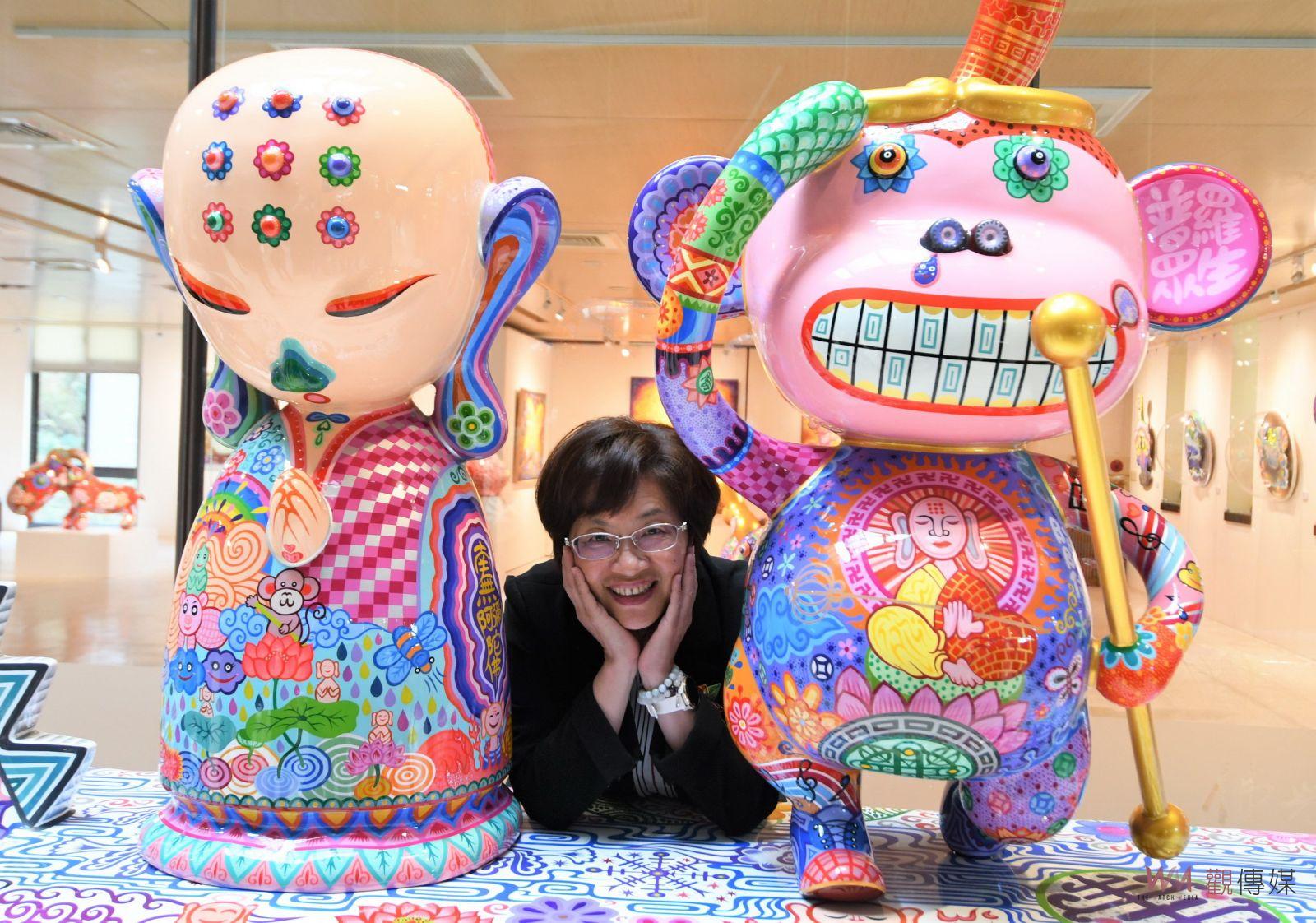 （有影片）／佛光山福山寺緣美術館「迎春納福」藝術聯展　獨特風格融合 - https://www.watchmedia01.com