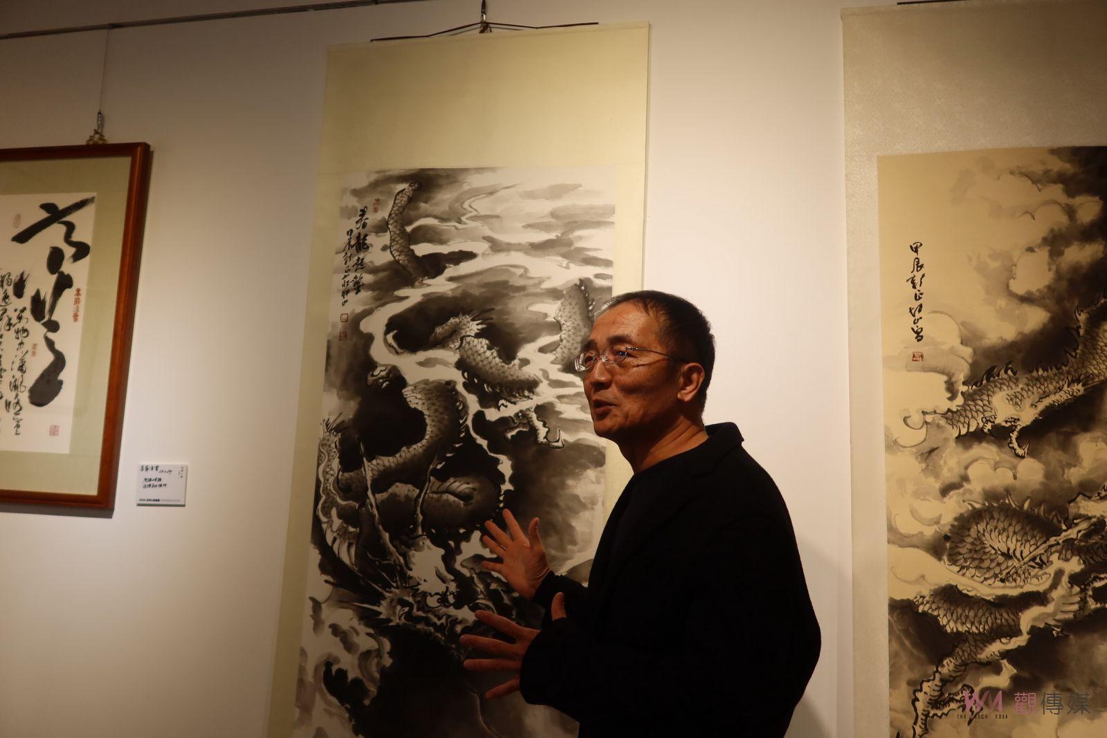 （有影片）／探索藝術之美「莊坤山書畫展」草書與寫意畫交融展現無窮創意 - https://www.watchmedia01.com