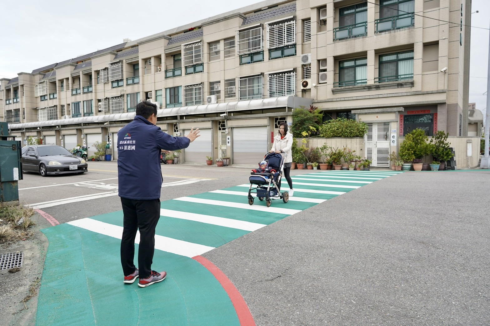 中市清水忠孝路標線型人行道完成 守護海線學童回家的路 - https://www.watchmedia01.com