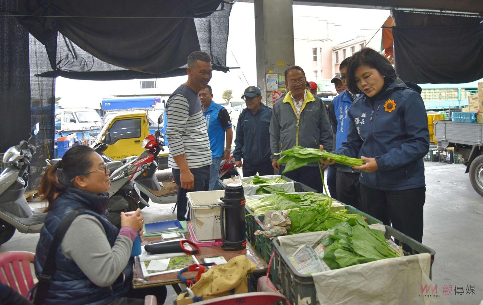 （有影片）／西螺果菜市場年關前供貨量價均穩　張麗善：食魚食肉也著菜佮健康過好年 - https://www.watchmedia01.com