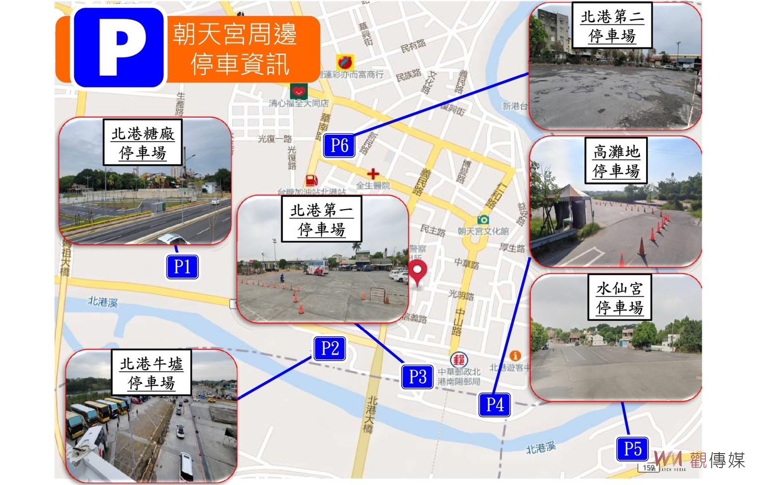 白沙屯媽祖北港進香23日抵達　北港有9處停車場看這裡！ - https://www.watchmedia01.com