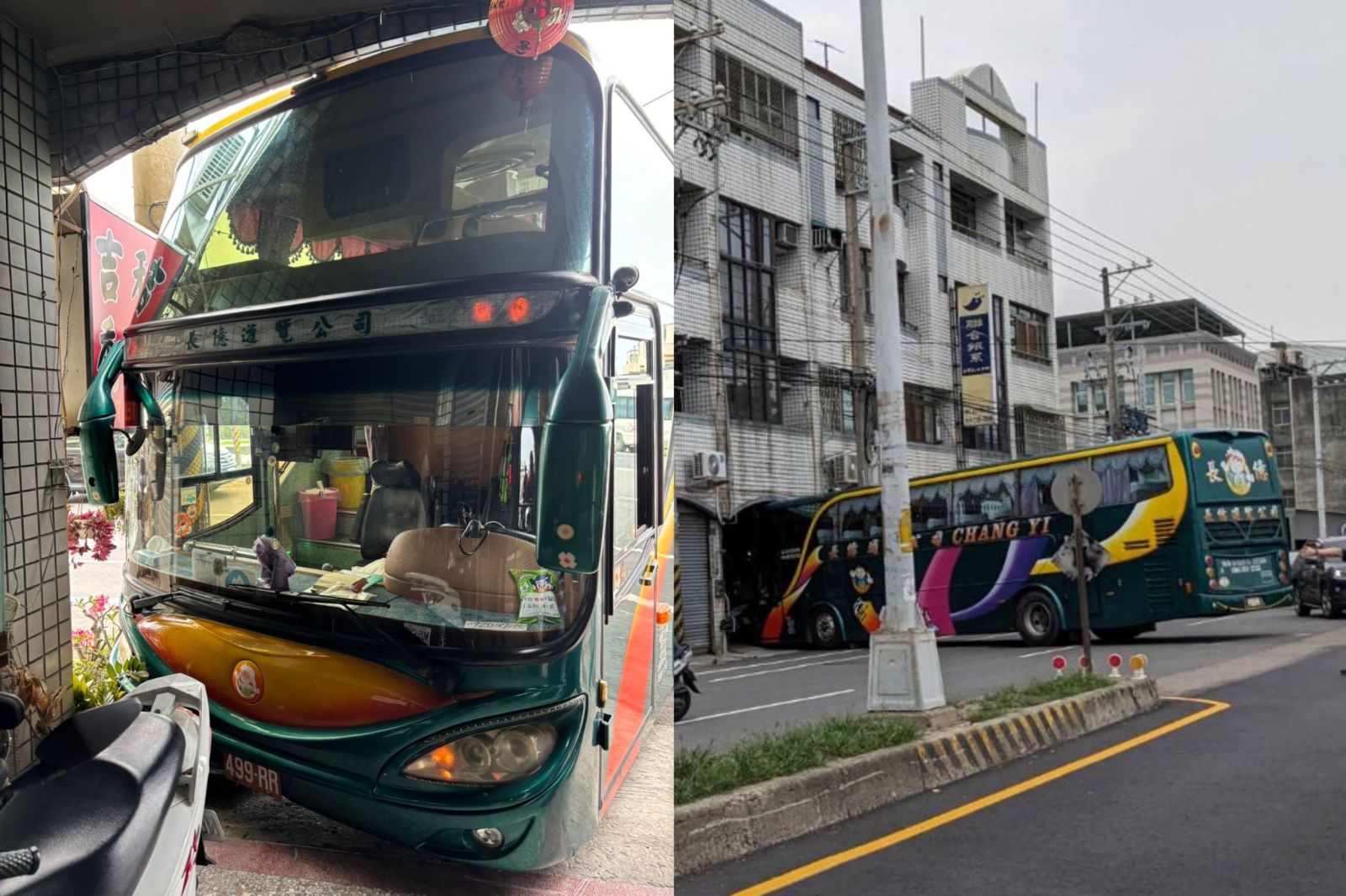 驚魂！和美鎮遊覽車迴轉失控　車頭衝進民宅卡在屋簷 - https://www.watchmedia01.com
