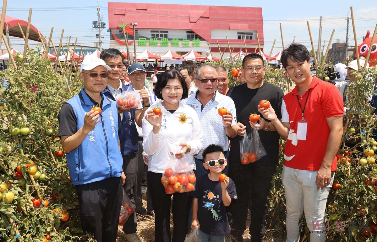 （有影片）／首屆小紅牛喜番生活節盛大登場　張麗善率眾摘番茄品嘗牛番茄 - https://www.watchmedia01.com