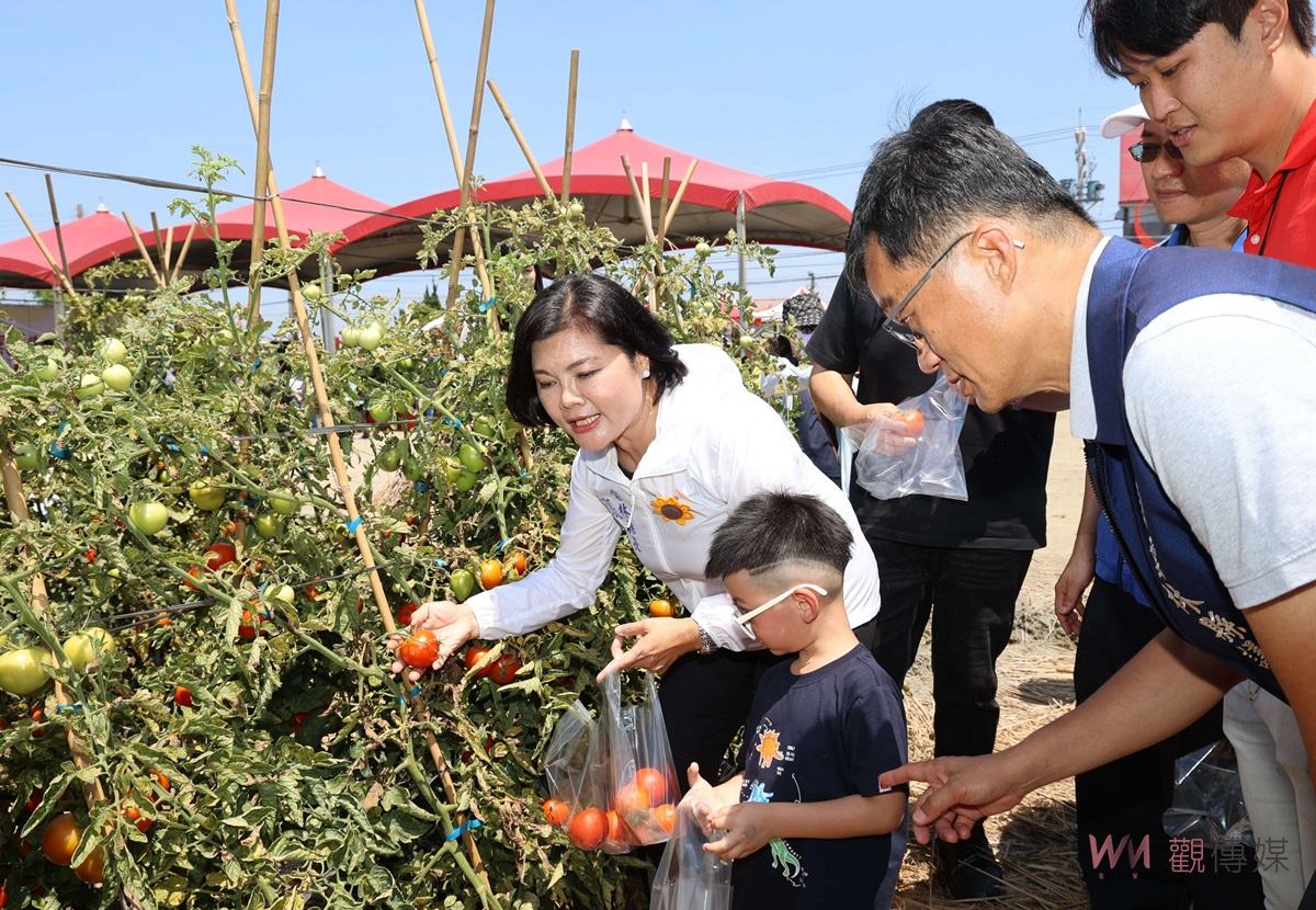 （有影片）／首屆小紅牛喜番生活節盛大登場　張麗善率眾摘番茄品嘗牛番茄 - https://www.watchmedia01.com