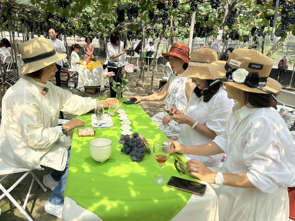 初夏葡萄藤下的tea time盛會 果香與茶香洋溢在茶學堂師生的喜悅 - https://www.watchmedia01.com