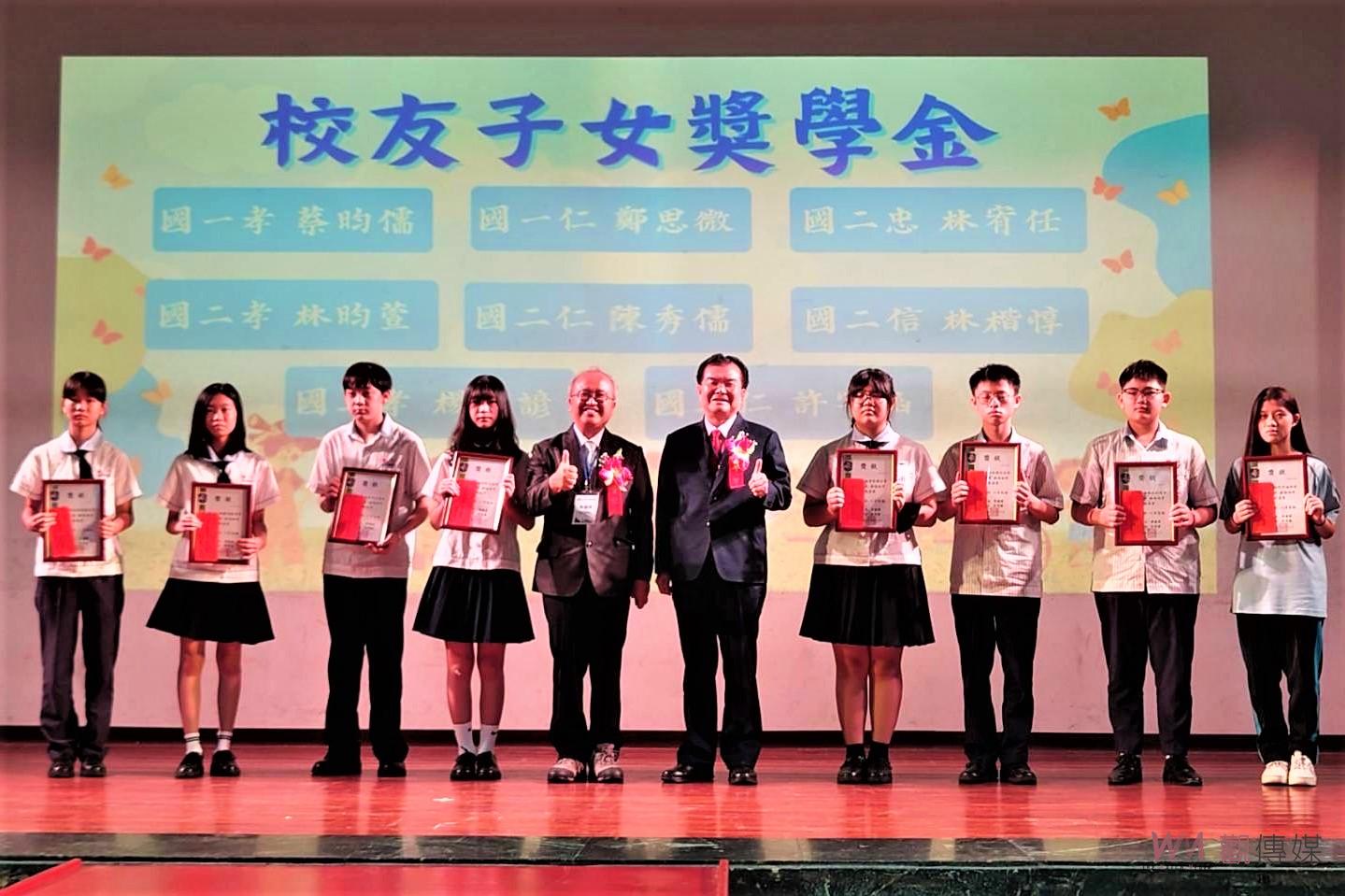 強化學弟妹學習效果　王崇旭再捐輔仁中學現金及教材 - https://www.watchmedia01.com