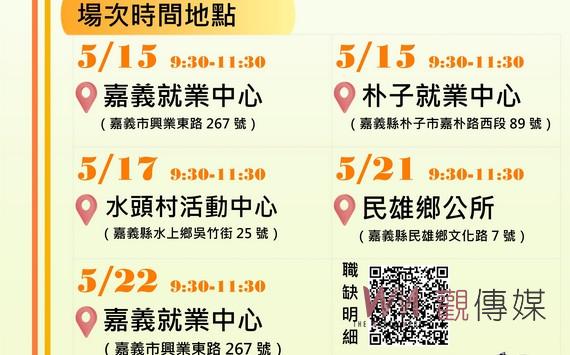 微笑單車YouBike嘉義五鄉鎮市擴點 嘉義就業中心辧理巡迴招募 - https://www.watchmedia01.com