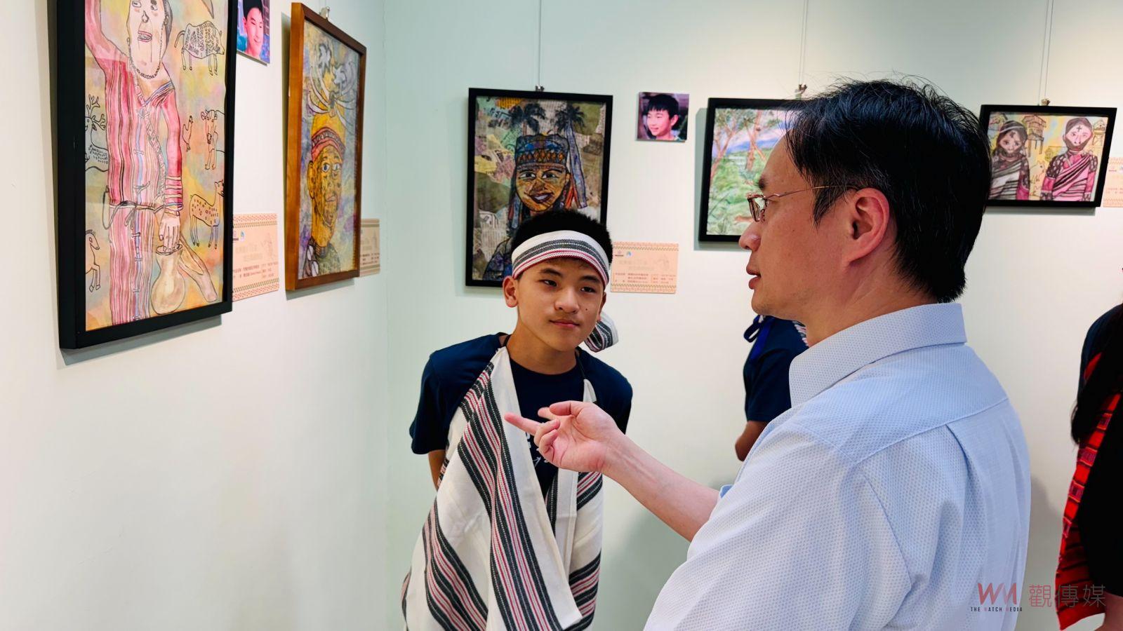 （有影片）／朝興國小舉辦國聲三五藝廊03回展覽　融合原住民教育與藝術創作 - https://www.watchmedia01.com