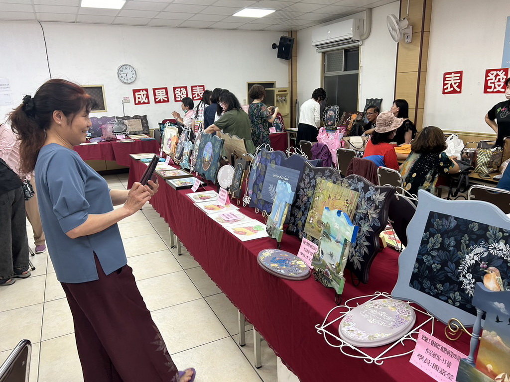 彰化縣商業會彩繪工藝進階班結訓 楊秀椿師生精品創作被看見 - https://www.watchmedia01.com