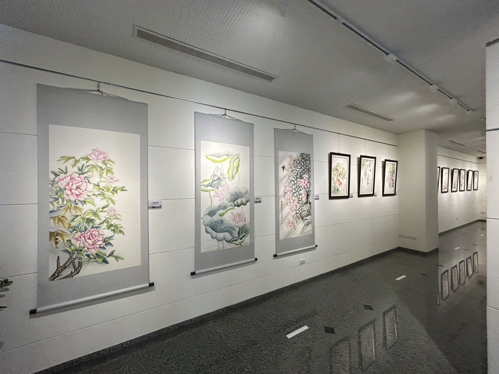 成美藝廊展出谷硯畫會師生聯展，花樹墨彩與永靖苗木之鄉相輝映 - https://www.watchmedia01.com