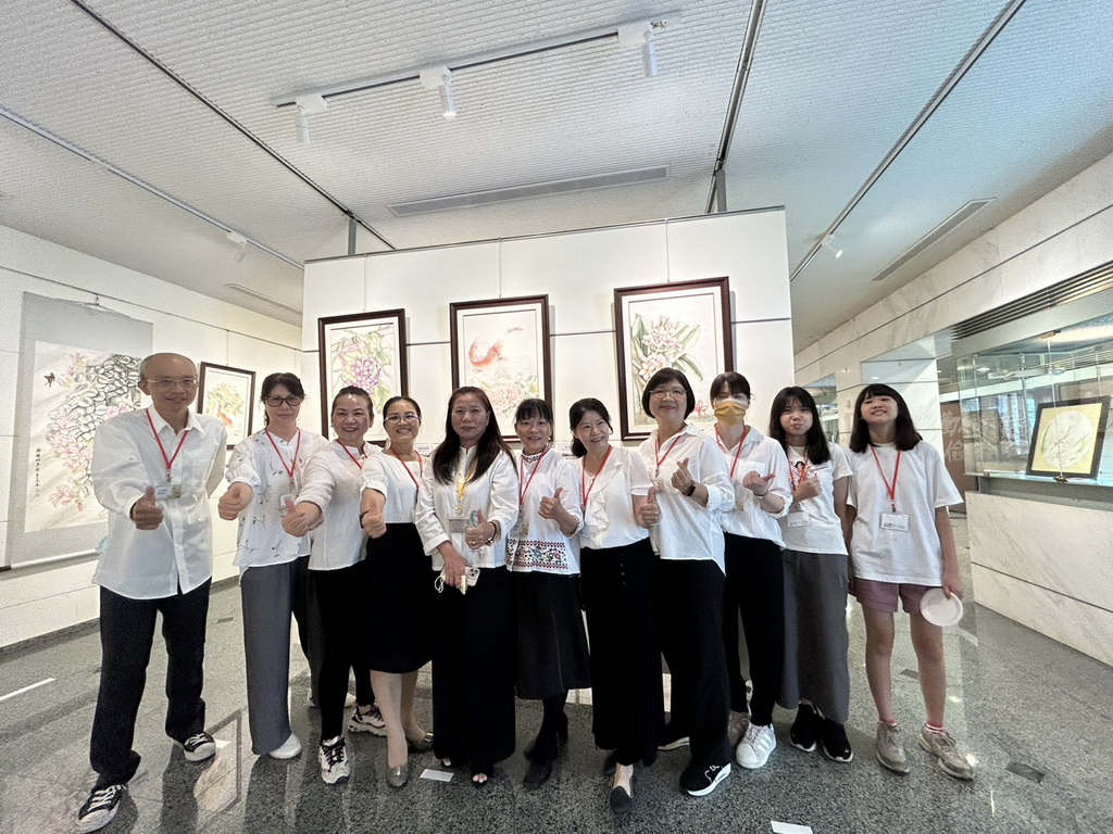 成美藝廊展出谷硯畫會師生聯展，花樹墨彩與永靖苗木之鄉相輝映 - https://www.watchmedia01.com