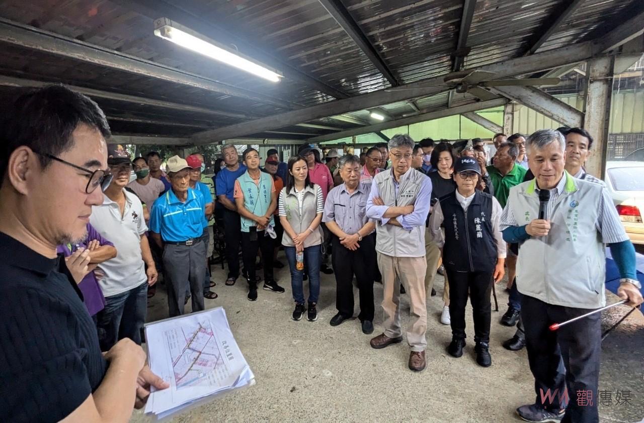農業部長陳駿季會勘斗南農水路　劉建國積極推動灌溉設施改善 - https://www.watchmedia01.com