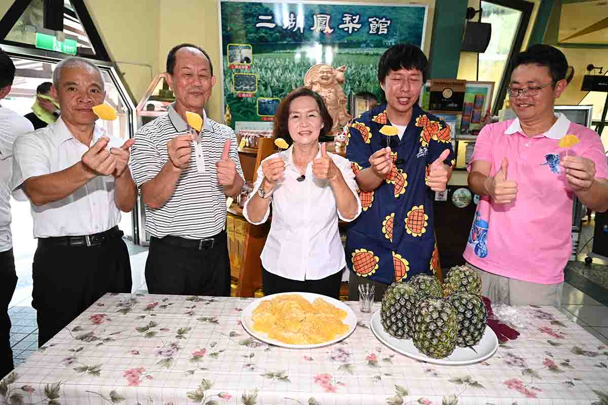 員山二湖鳳梨上市 選購用手輕拍果實厚重紮實就是好鳳梨 - https://www.watchmedia01.com