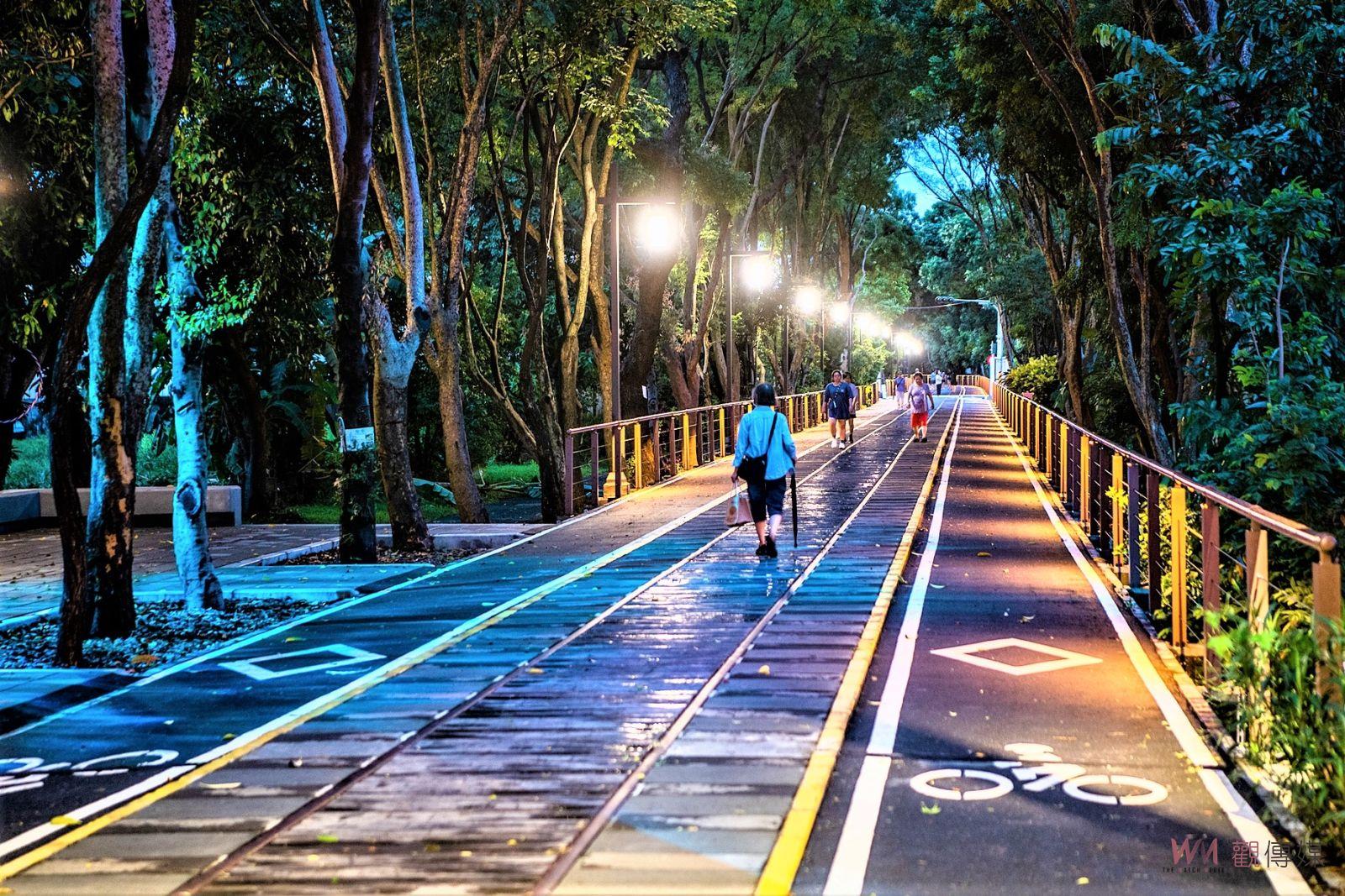 寬廣舒適休憩空間　嘉油鐵馬道越夜越美麗 - https://www.watchmedia01.com