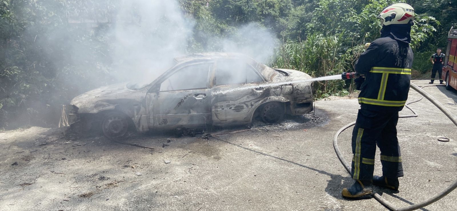 彰化市田坑路一段驚傳火燒車！駕駛座發現碳化遺體 - https://www.watchmedia01.com