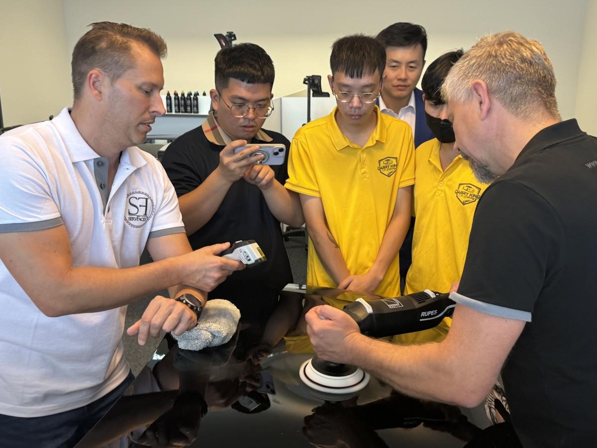 大大力鍍膜執行長吳鼎強帶隊親赴德國 認證SF藥劑 確保品牌信譽 - https://www.watchmedia01.com