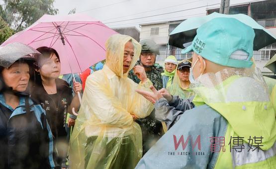 凱米颱風撲台水上鄉淹水 縣長翁章梁視察八掌溪堤岸 - https://www.watchmedia01.com