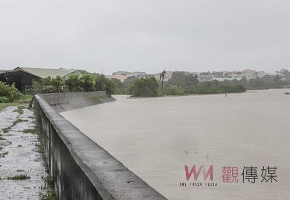 凱米颱風撲台水上鄉淹水 縣長翁章梁視察八掌溪堤岸 - https://www.watchmedia01.com