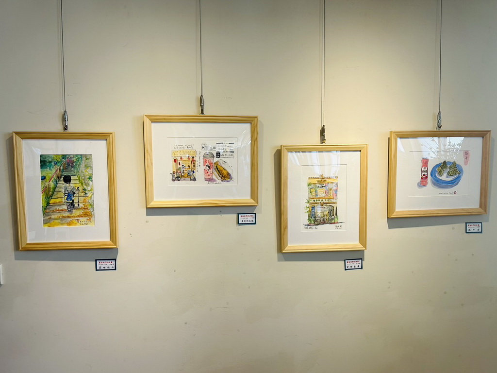 蕭漢元師生的創作特展 他們的故事用速寫刻劃生活與心情 - https://www.watchmedia01.com