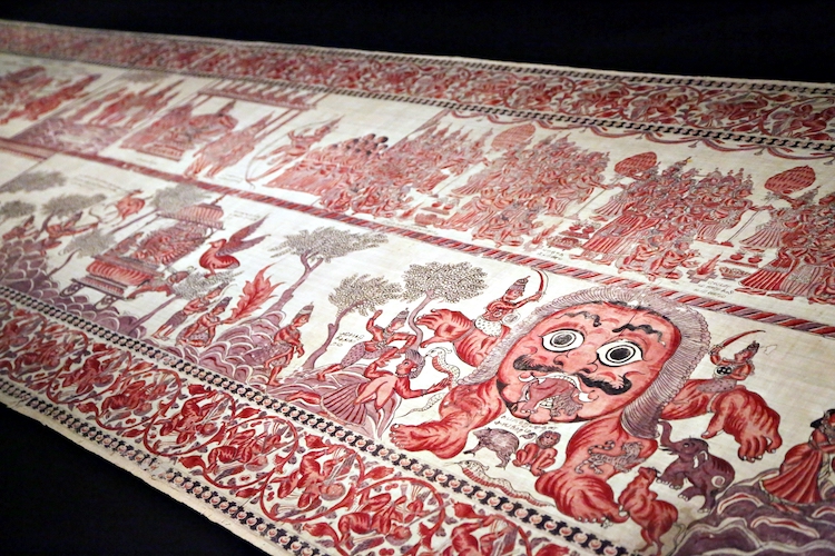 故宮南院8/3新展登場　首度全幅展出亞織《羅摩衍那》繪染布 - https://www.watchmedia01.com