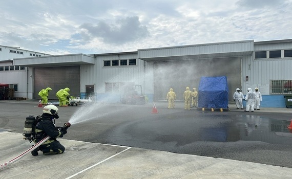 落實廠家聯防組織應變　中市環保局聯手大甲幼獅產業園區辦理毒災演練 - https://www.watchmedia01.com