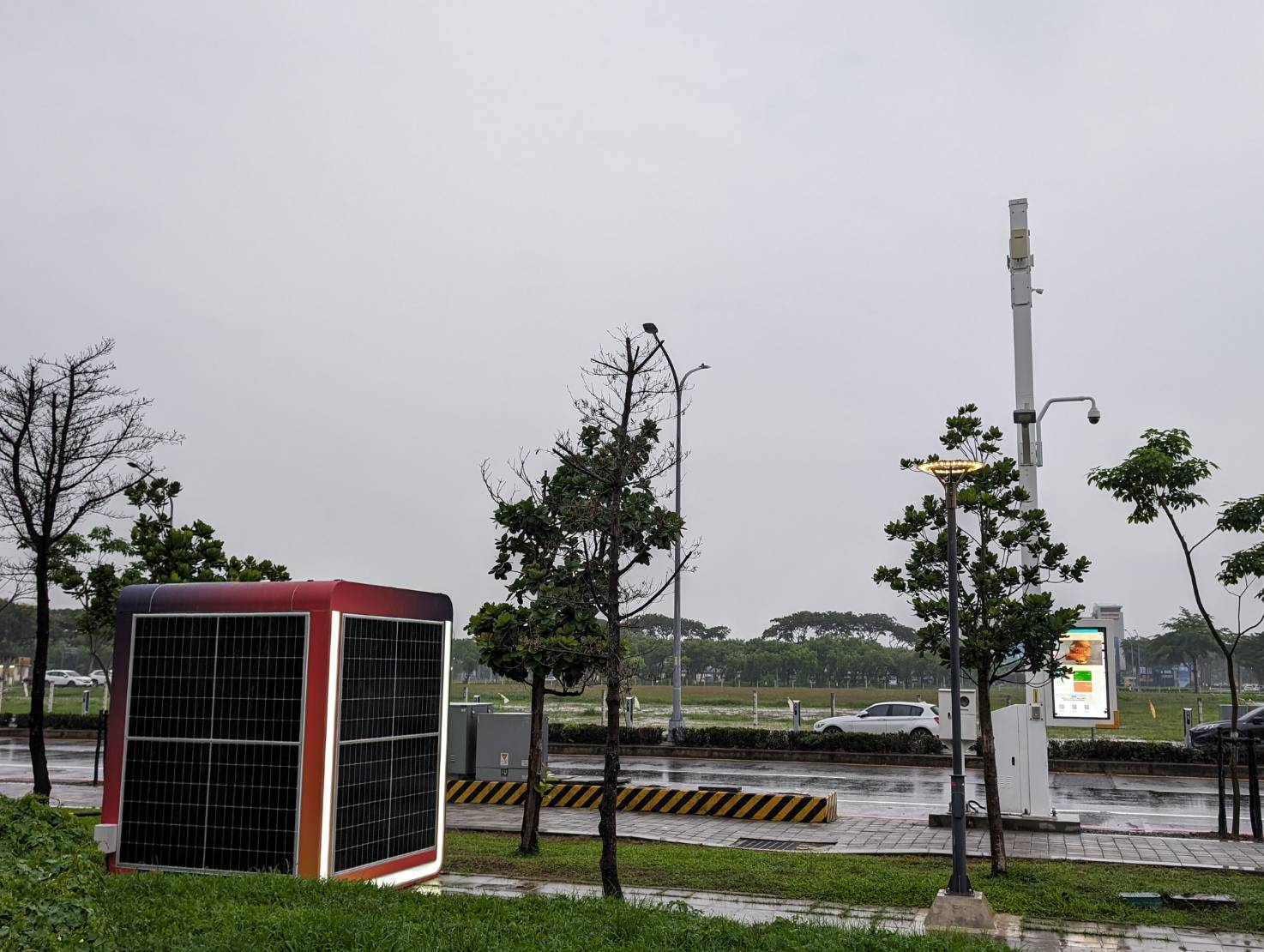 沙崙智慧城市不受颱風影響 光儲設備為智慧共桿穩供綠電 - https://www.watchmedia01.com