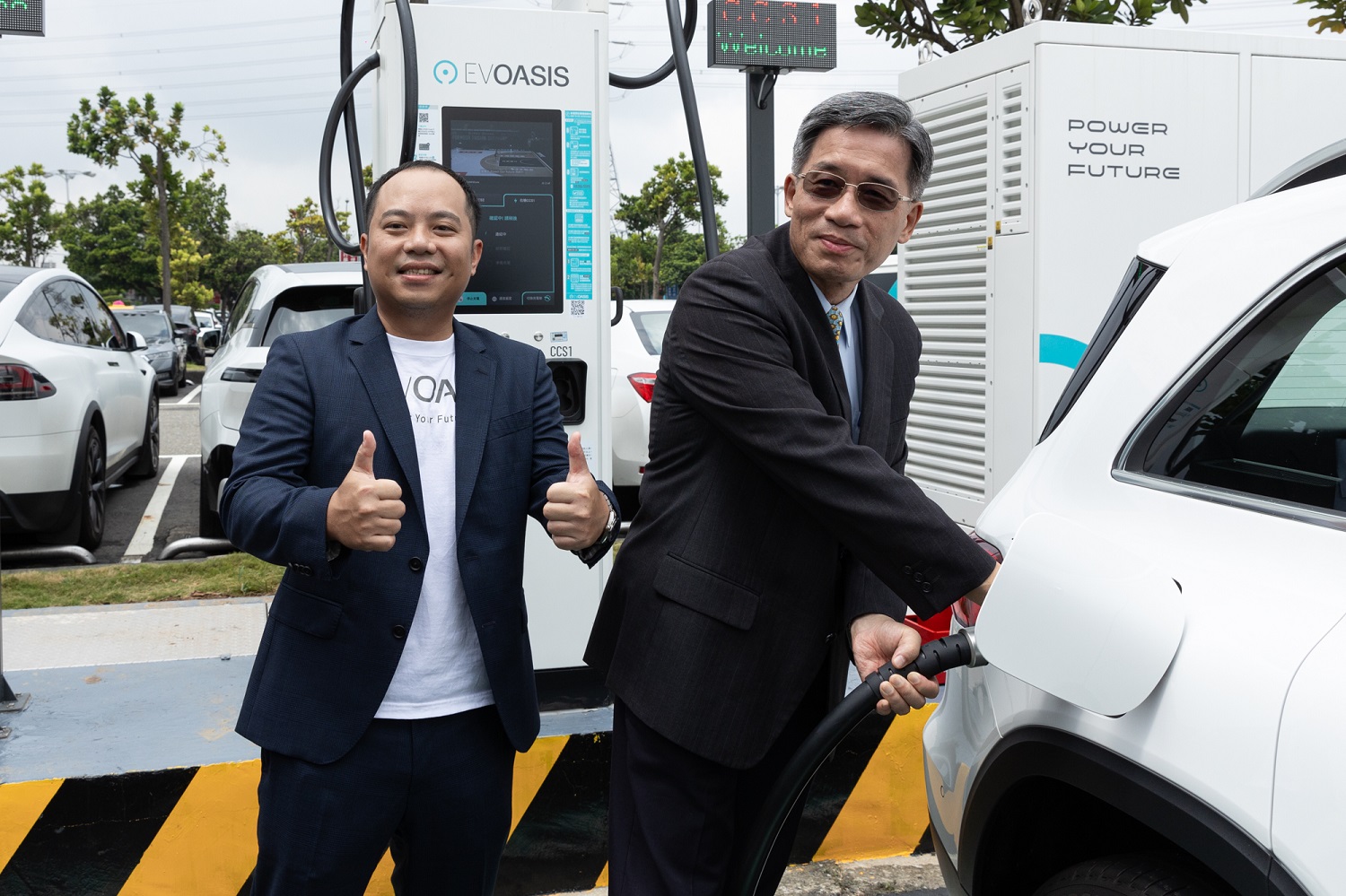 EVOASIS國道七大充電站全面啟用，360kW極速快充助綠能出行 - https://www.watchmedia01.com