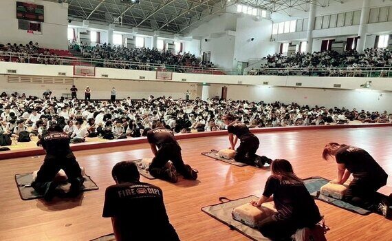 開學季學知識　中市消防局校園宣導急救技能 同學獲益良多 - https://www.watchmedia01.com
