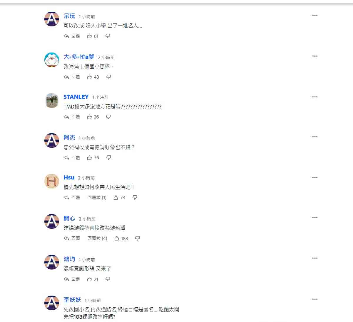 游錫堃提「中山國小」改「渭水國小」 網路一片罵聲批意識形態 - https://www.watchmedia01.com