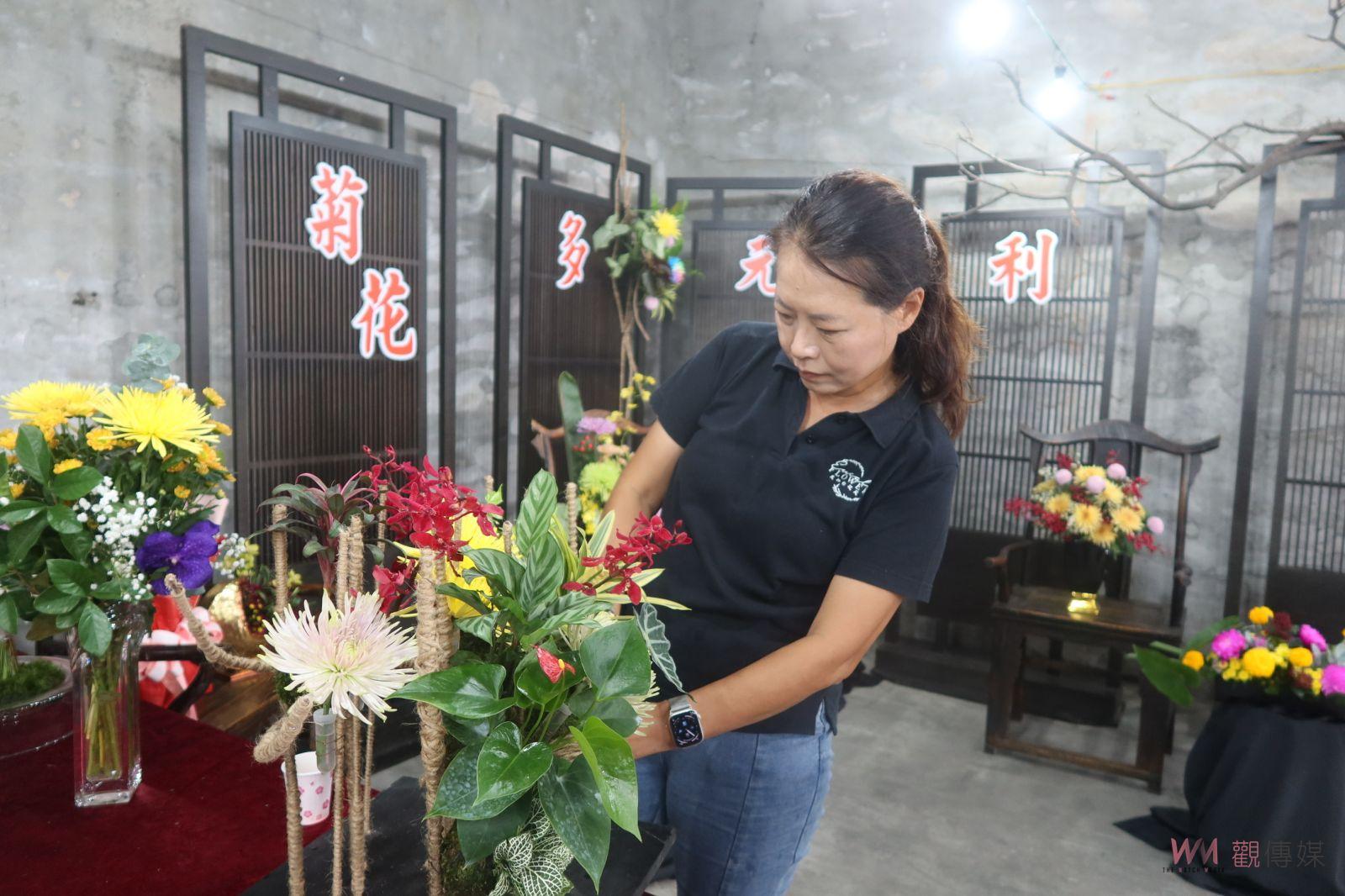 （有影片）／菊花多元利用　透過創意插花讓人重新認識菊花優雅的效果 - https://www.watchmedia01.com