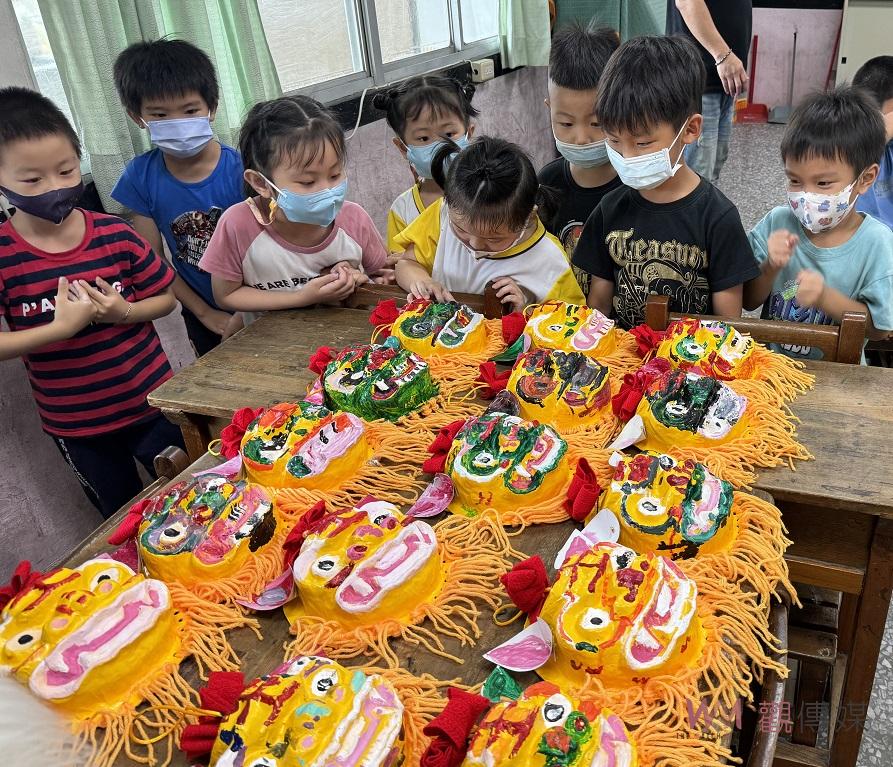 雲林文化資產保存技術「白鶴獅製作技術」推廣成果展 百位小小工藝師彩繪紙糊獅頭 - https://www.watchmedia01.com