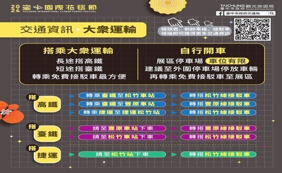 2024花海第二週接駁人數創新高　中市交通局： 松竹線及豐原線最熱門 - https://www.watchmedia01.com