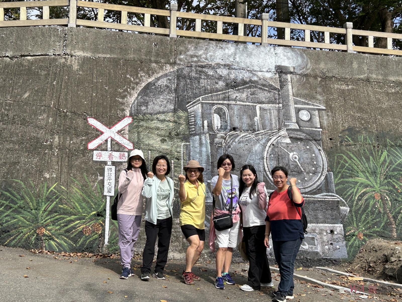 （有影片）／花壇白沙坑糖鐵五分車地景彩繪牆　大葉大學傳承地方記憶 - https://www.watchmedia01.com