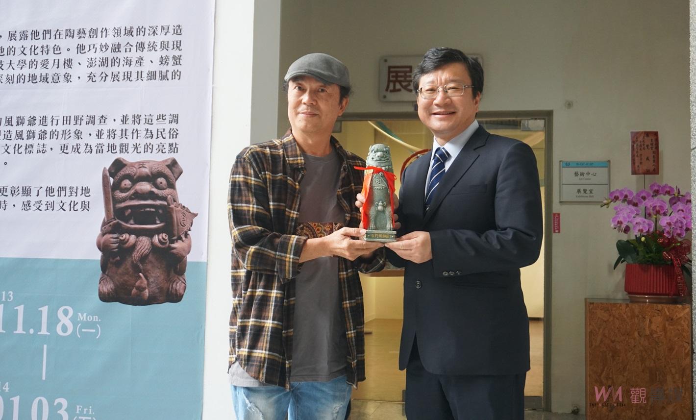 虎科大陳永礎、王明宗陶藝雙人展揭幕　傳統技藝結合地方文化展現創新之美 - https://www.watchmedia01.com