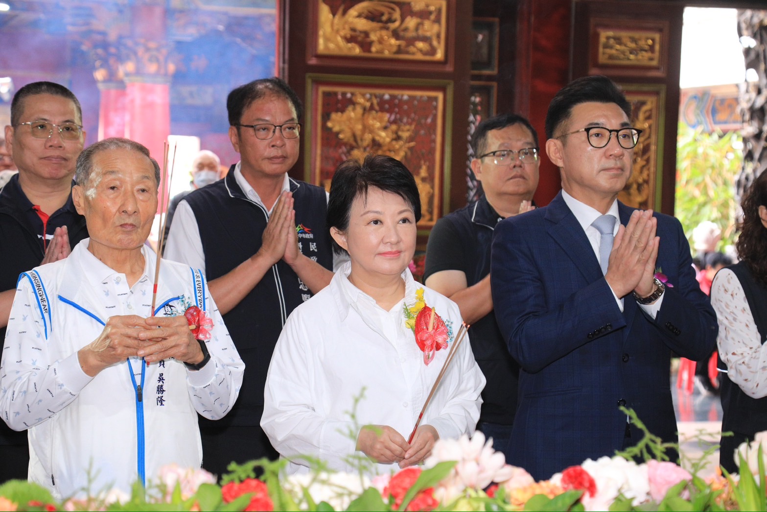 中市紫雲巖第14屆主委吳勝隆連任9屆 盧秀燕祝福廟務昌隆 - https://www.watchmedia01.com
