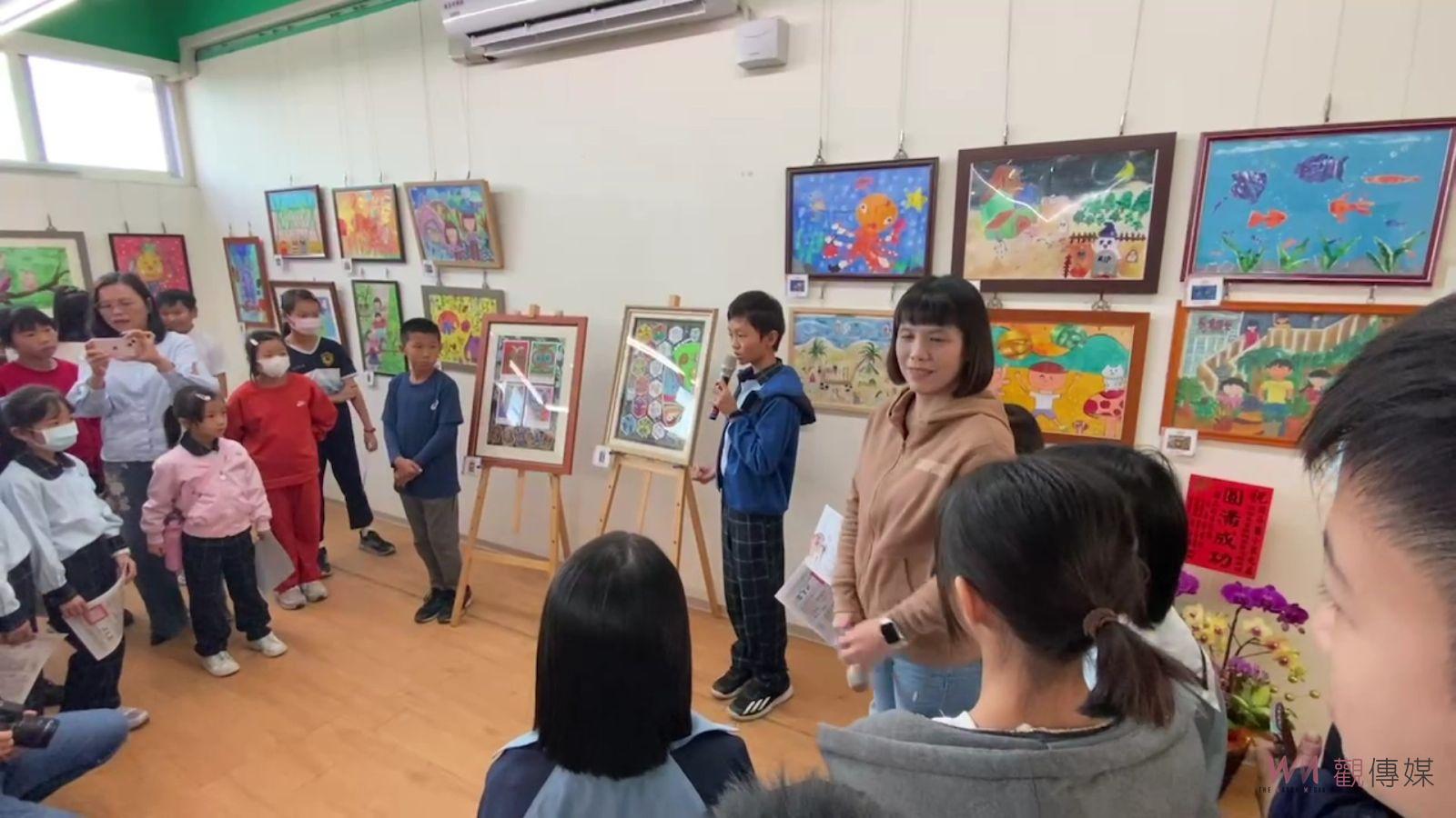 （有影片）／北斗國小第九屆游藝書畫展開幕　近50件學生作品展現藝術創意 - https://www.watchmedia01.com