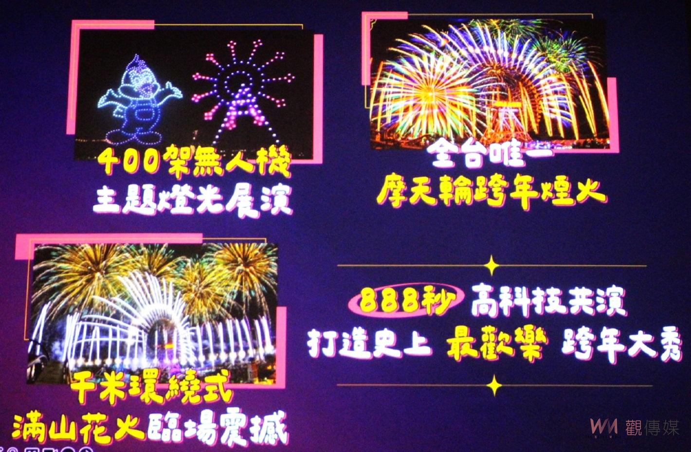 （有影片）／劍湖山2025超越快樂跨年晚會　400架燈機搭配888秒煙火秀 - https://www.watchmedia01.com