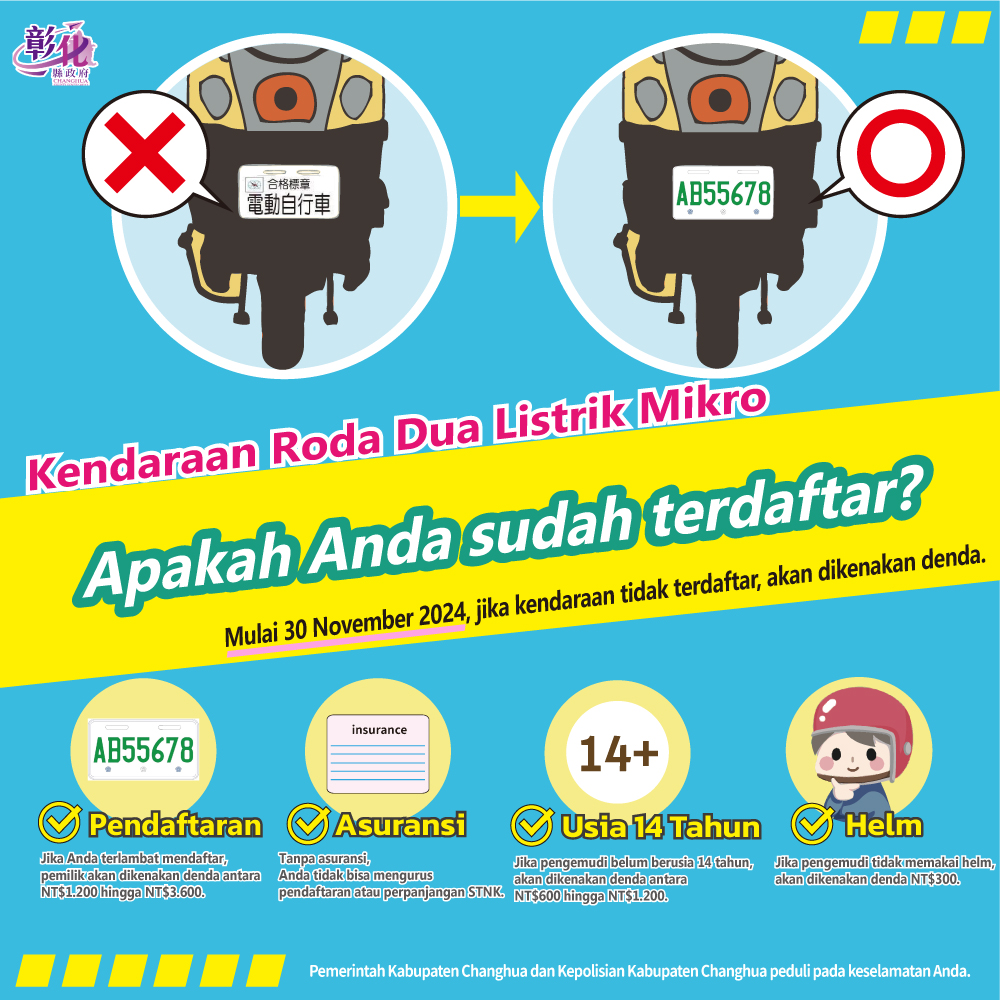 微型電動二輪車掛牌上路　彰化取締 210 件　未領用牌照達 134 件 - https://www.watchmedia01.com