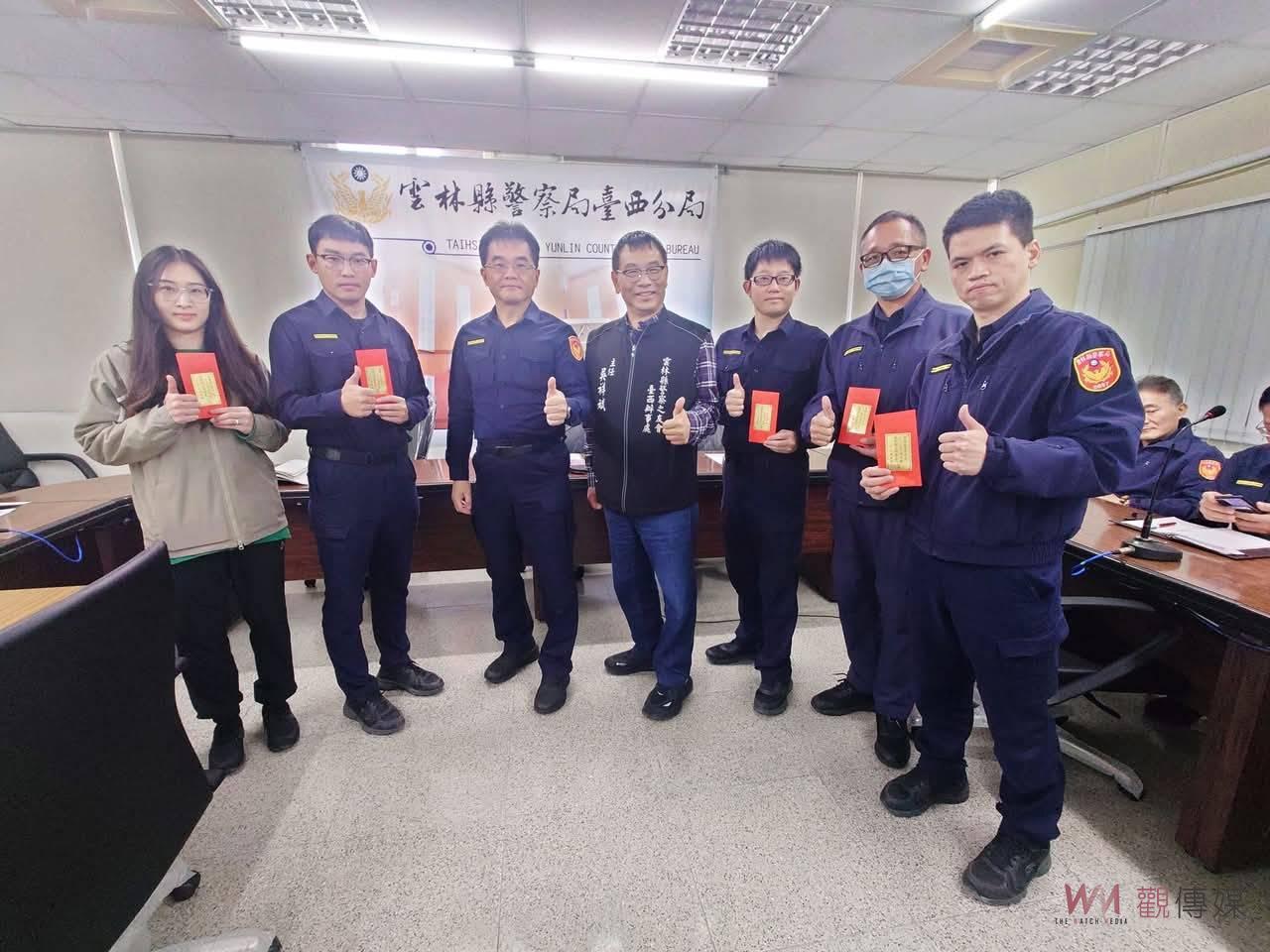 內外勤成績亮眼 臺西警友主任頒獎鼓勵 - https://www.watchmedia01.com