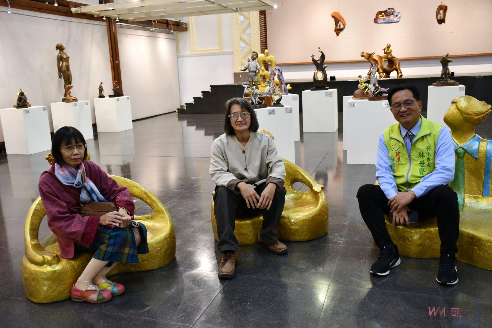 （有影片）／雕塑藝術的愛與和諧　彰化藝術館展出王昭旺伉儷銅雕作品 - https://www.watchmedia01.com