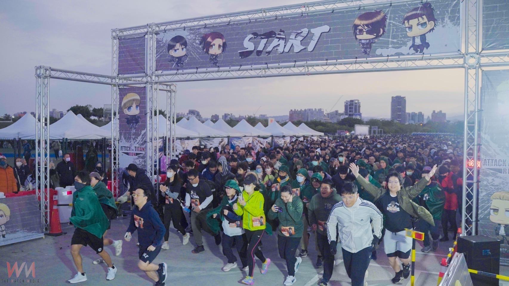現場彷彿親臨巨人世界 跑友熱血響應「進擊的巨人路跑」台中登場 - https://www.watchmedia01.com