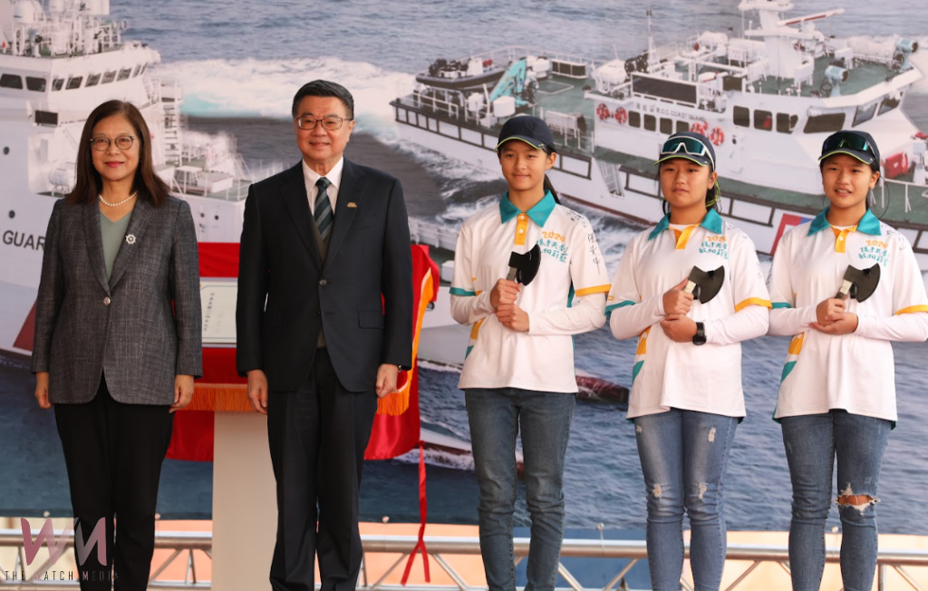 600噸級長濱艦交船、CG612命名下水暨PP-10096、PP-3525艇交船典禮 行政院長肯定海巡「國艦國造」成果 - https://www.watchmedia01.com