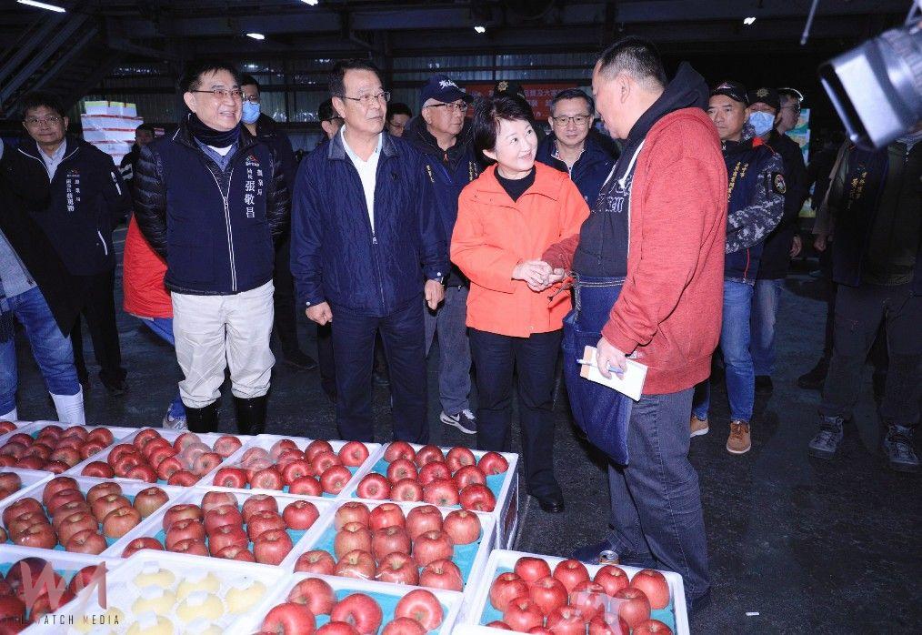 中市盧秀燕春節前視察魚市、果菜市場　關心供需加強調配量 - https://www.watchmedia01.com