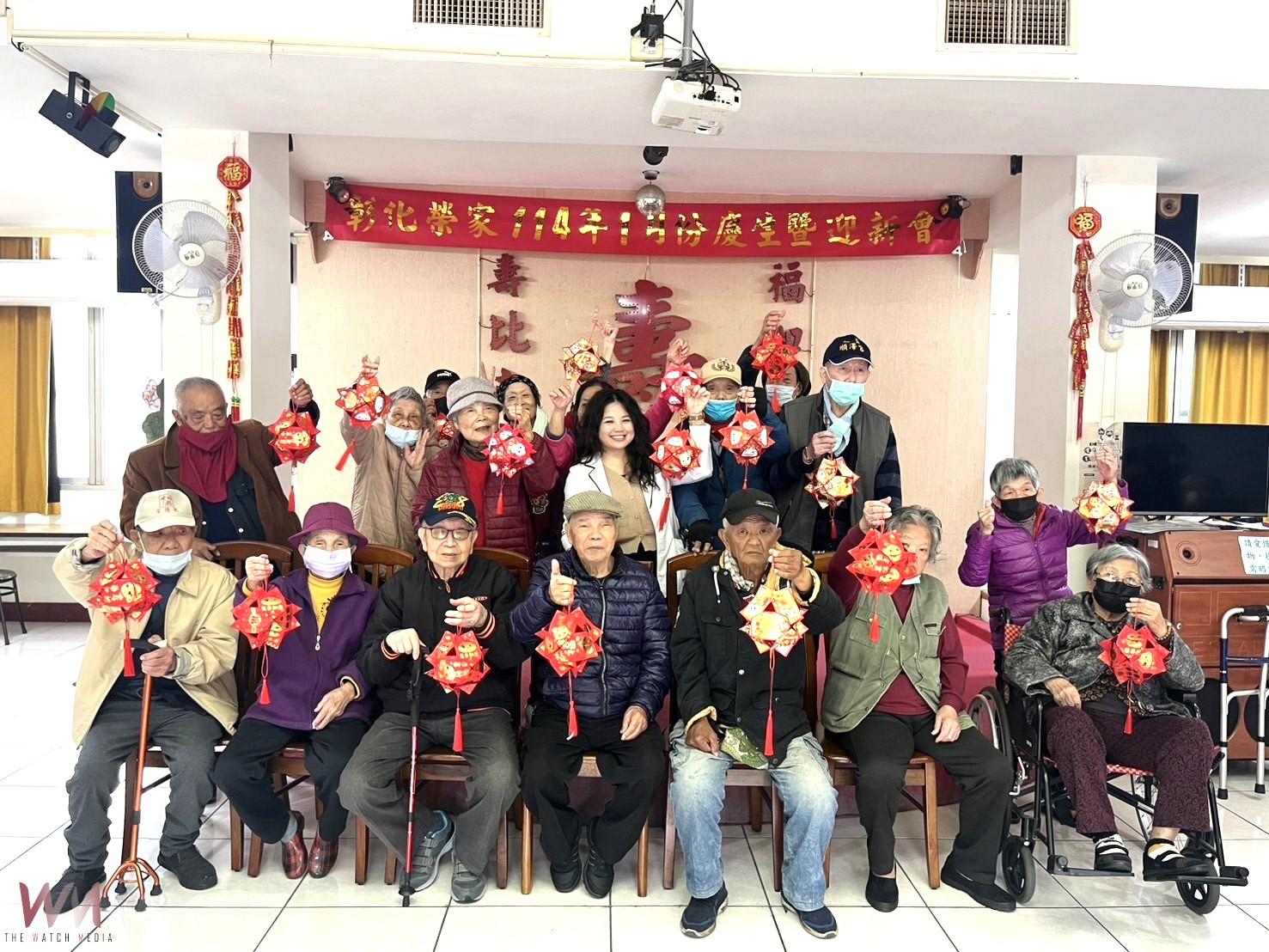 臺中榮總埔里分院攜手榮家住民製燈籠添年味喜迎新春！ - https://www.watchmedia01.com